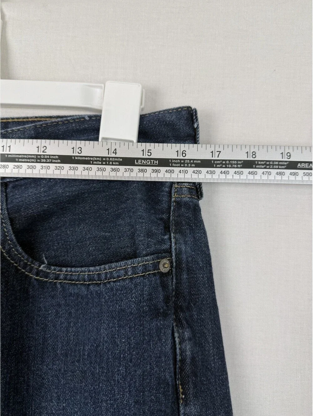 Levis 527 Bootcut Jeans Mens 33 x 34 Dark Wash Blue Denim